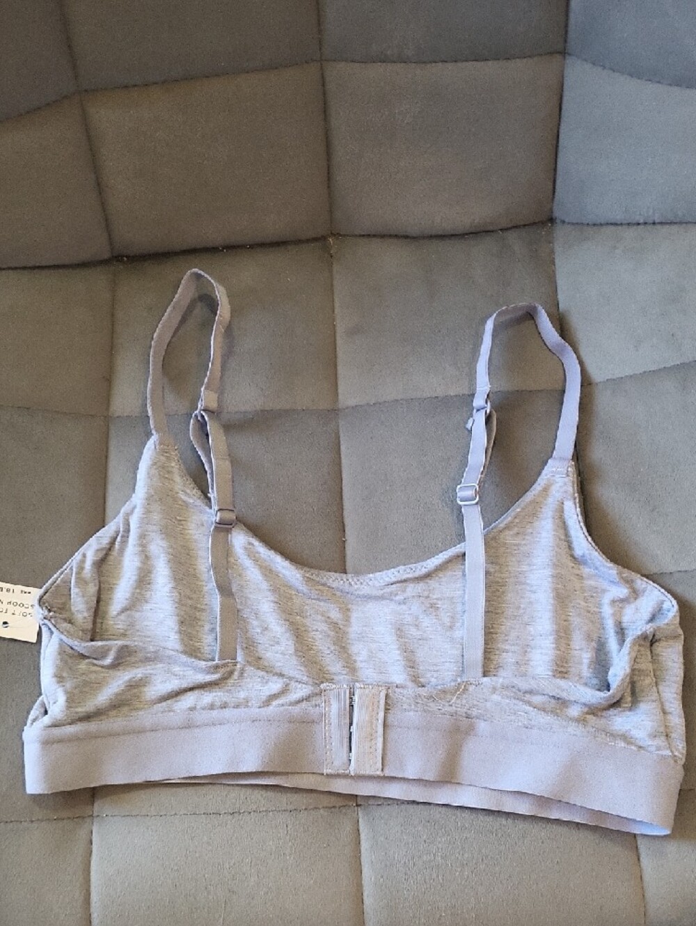 Light Gray Seamless Comfort Bralette - Picture 3 of 6